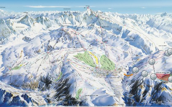le grand domaine de l'Alpe d'Huez